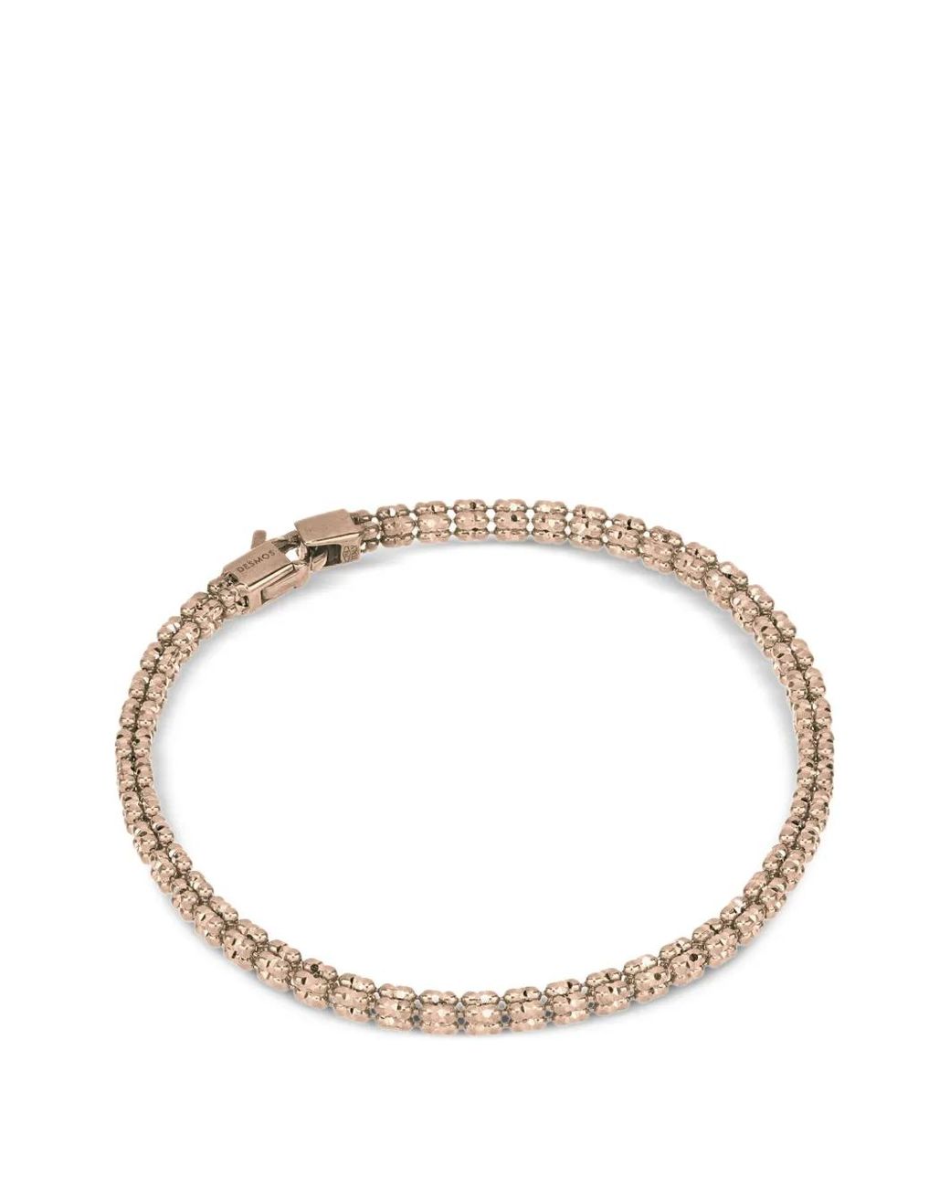 Bracciale Infinity Frames Con Perline di Desmo in Metallic
