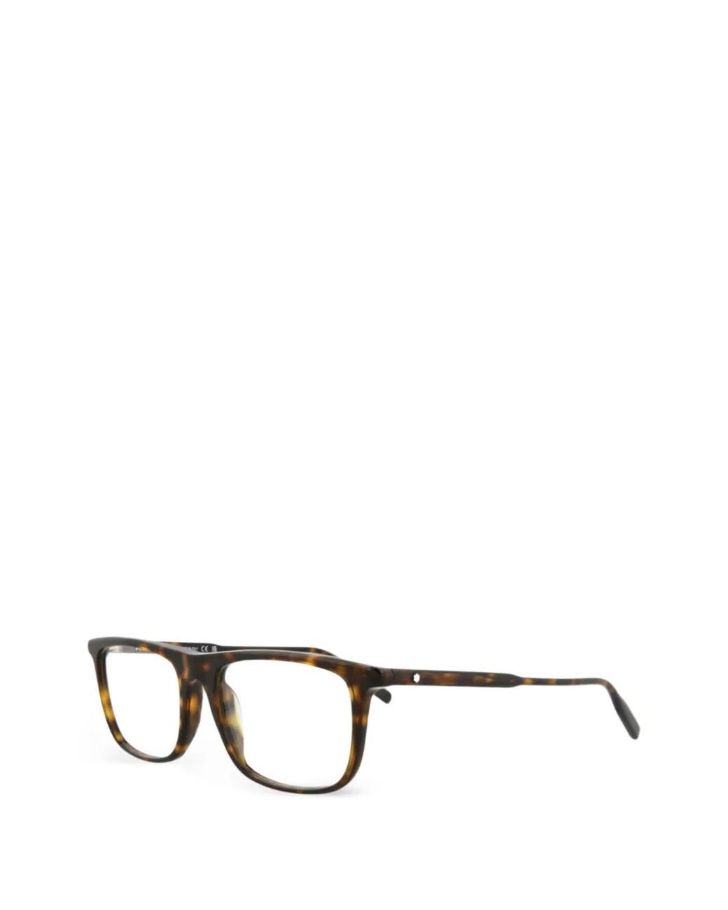 Montblanc Eckige Brille in White für Herren