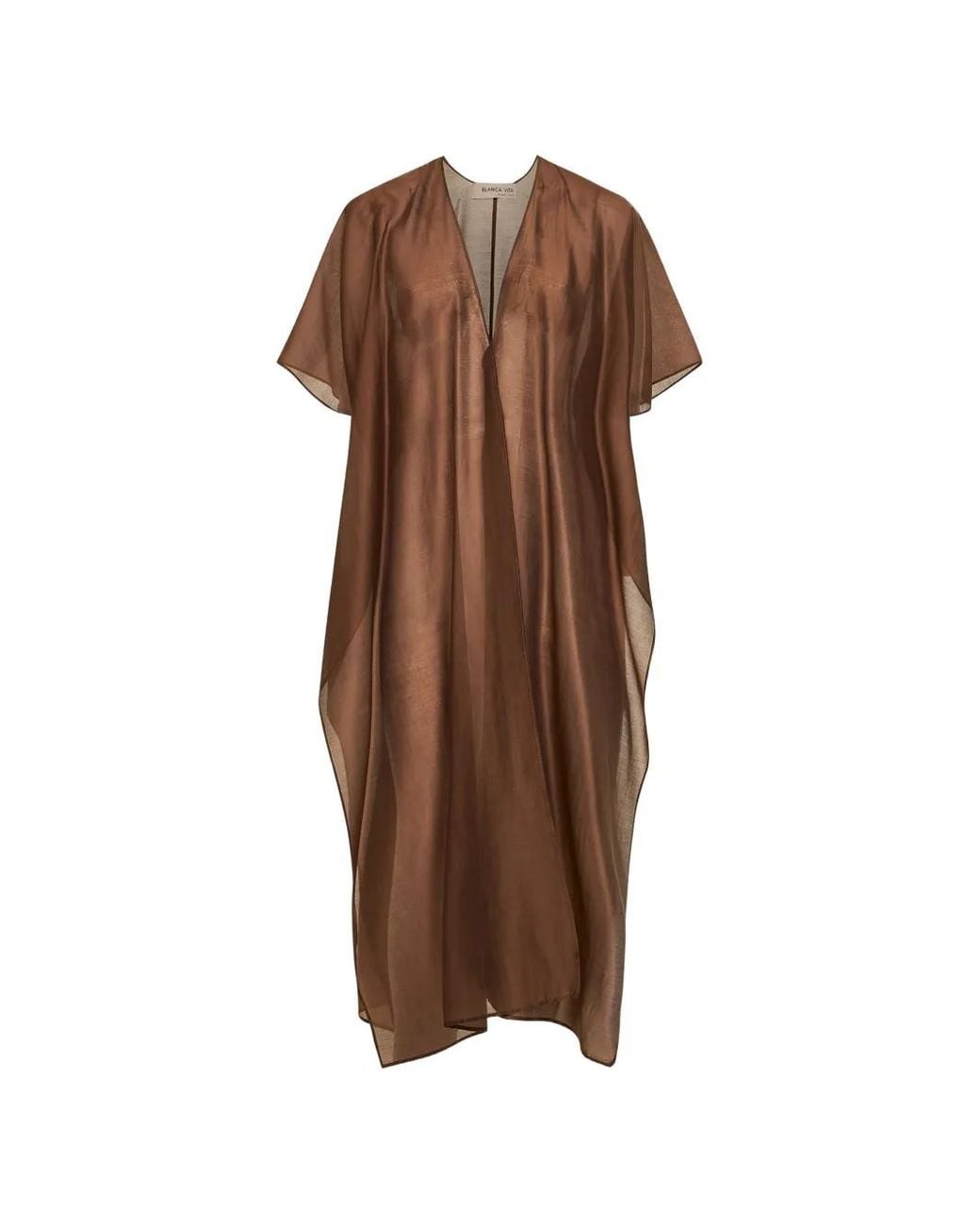 Blanca Vita Brown Kimono Dress