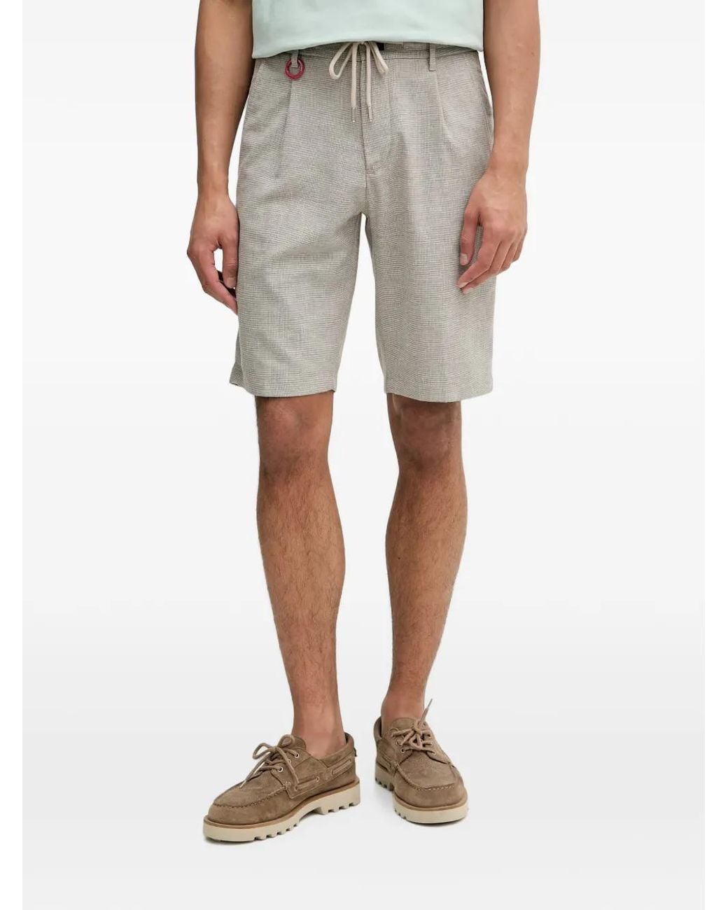 Joop! Gray Ruby Drawstring-Waist Shorts for men