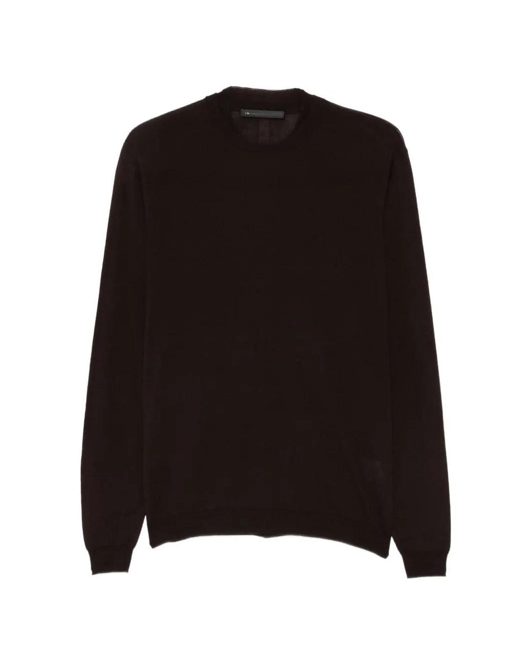Low Brand Black Pull À Manches Longues for men