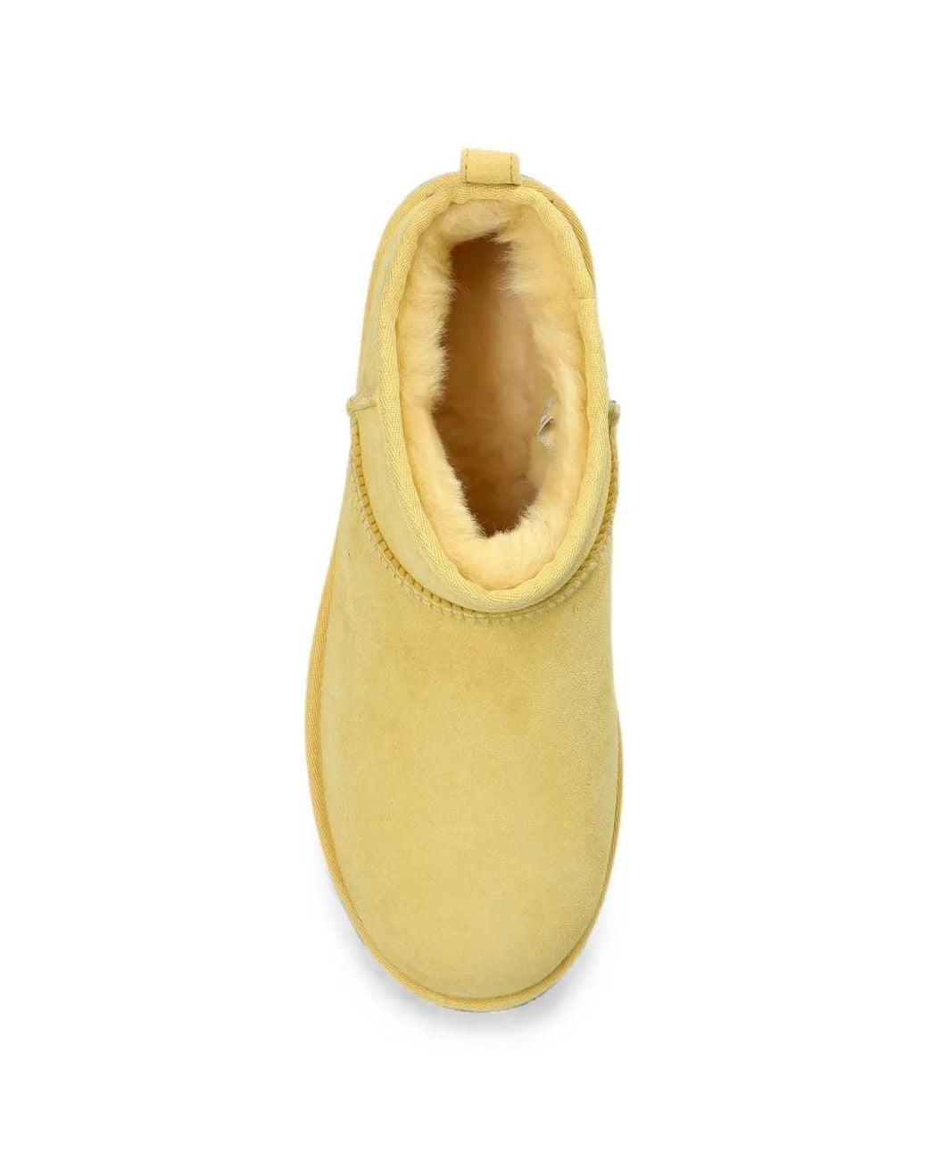 Ugg Yellow Classic Ultra Mini Boots