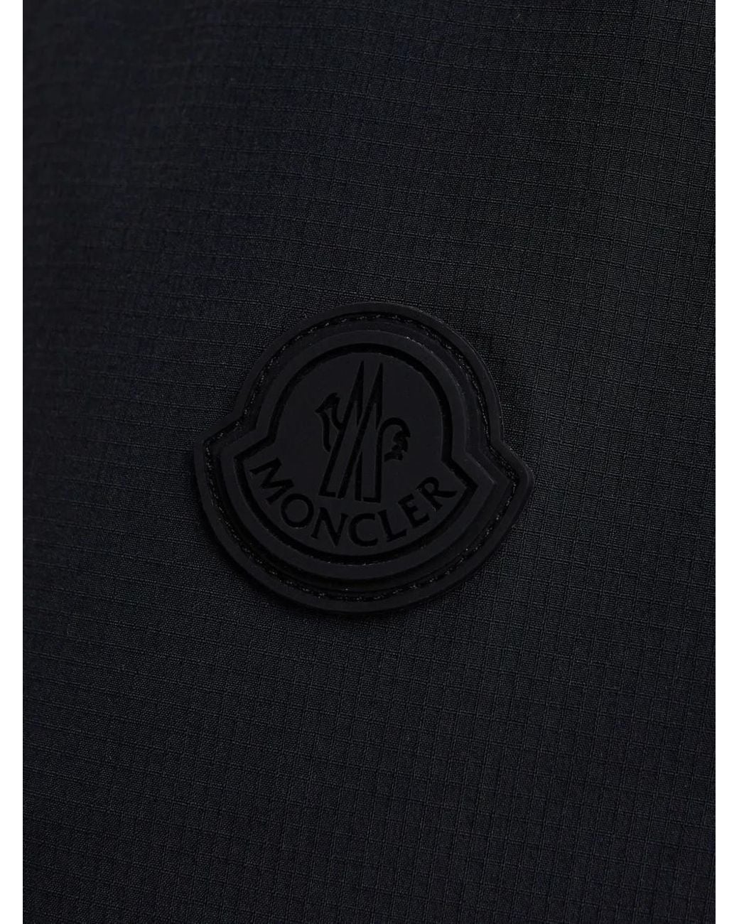 Moncler Black Logo-Patch Track Pants for men