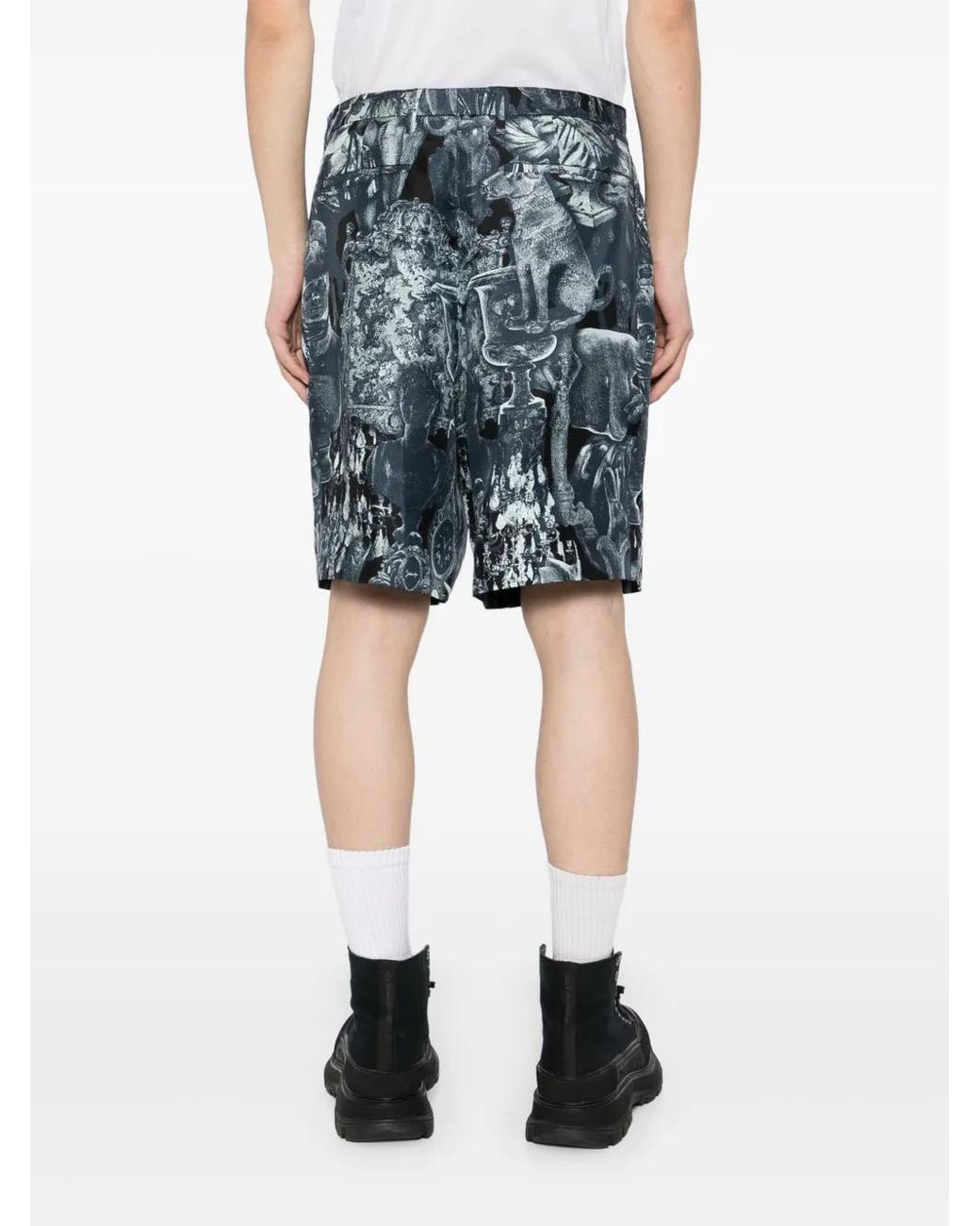 Givenchy Bermudas Mit Hubert-Print in Gray für Herren