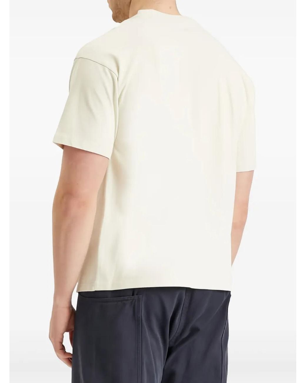 Napapijri White Logo-Print T-Shirt for men
