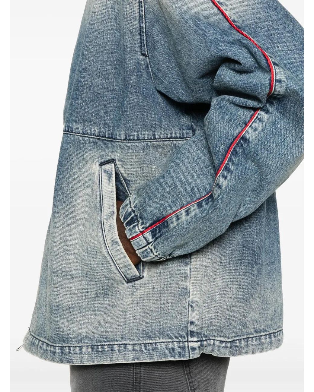 DIESEL Blue Denim Jacket for men