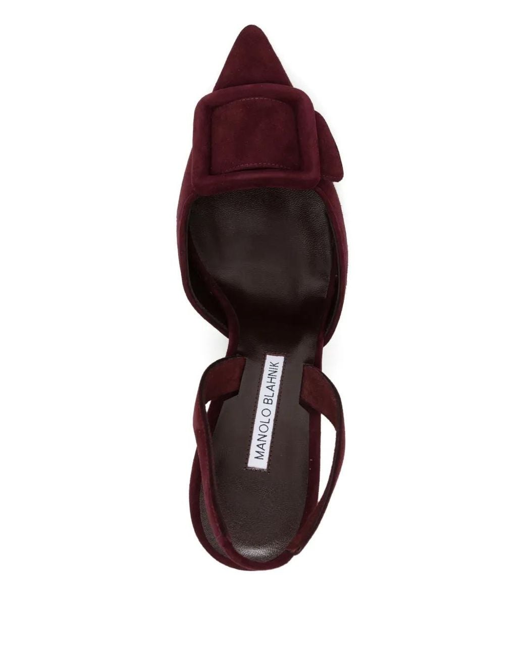 Manolo Blahnik Brown 70Mm Maysli Pumps
