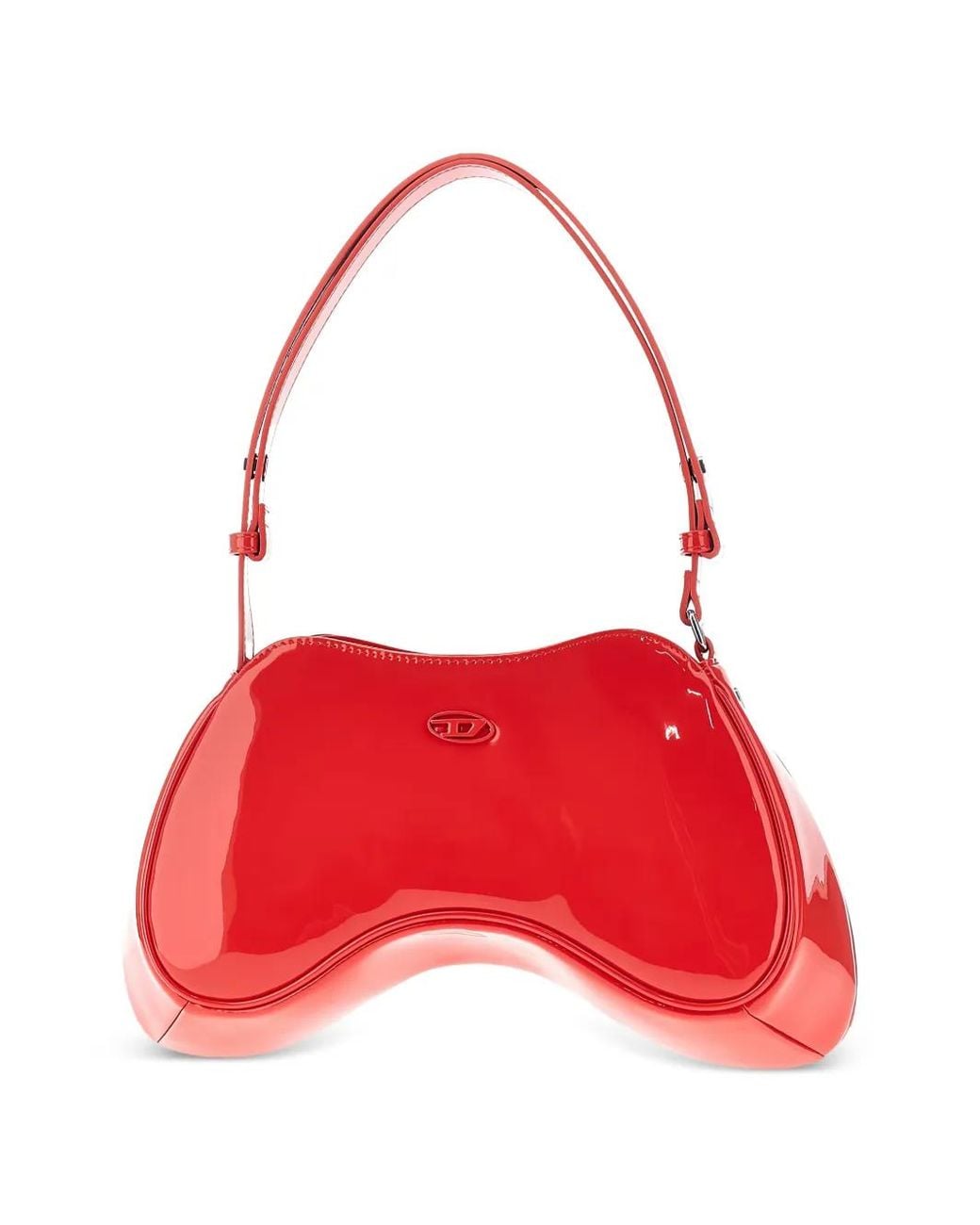 DIESEL Red Play Top-Handle Shoulder Bag