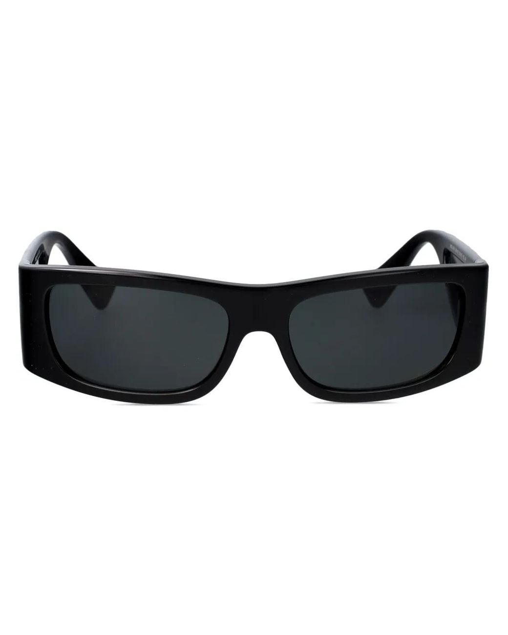 Versace Black Logo-Lettering Sunglasses