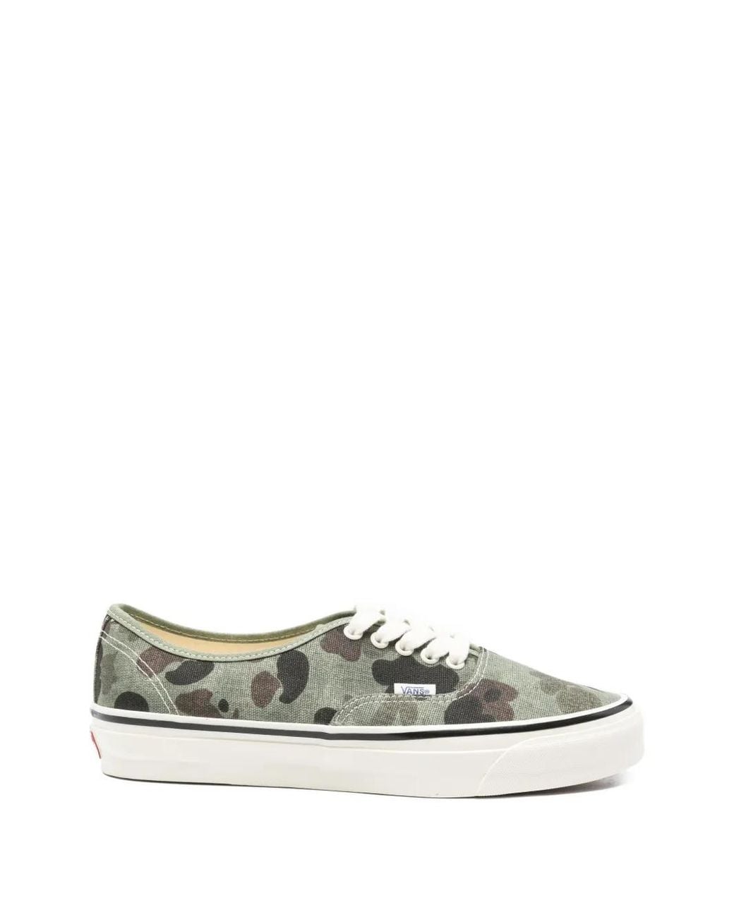 Vans White Premium Authentic Camo Sneakers for men