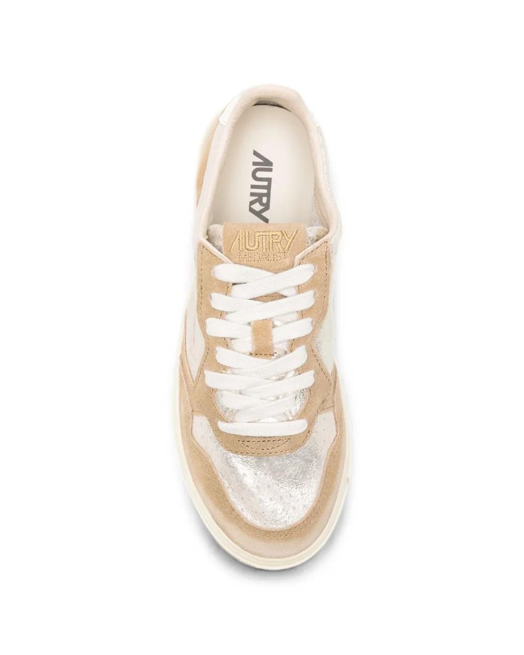 Autry White Color Block Sneakers
