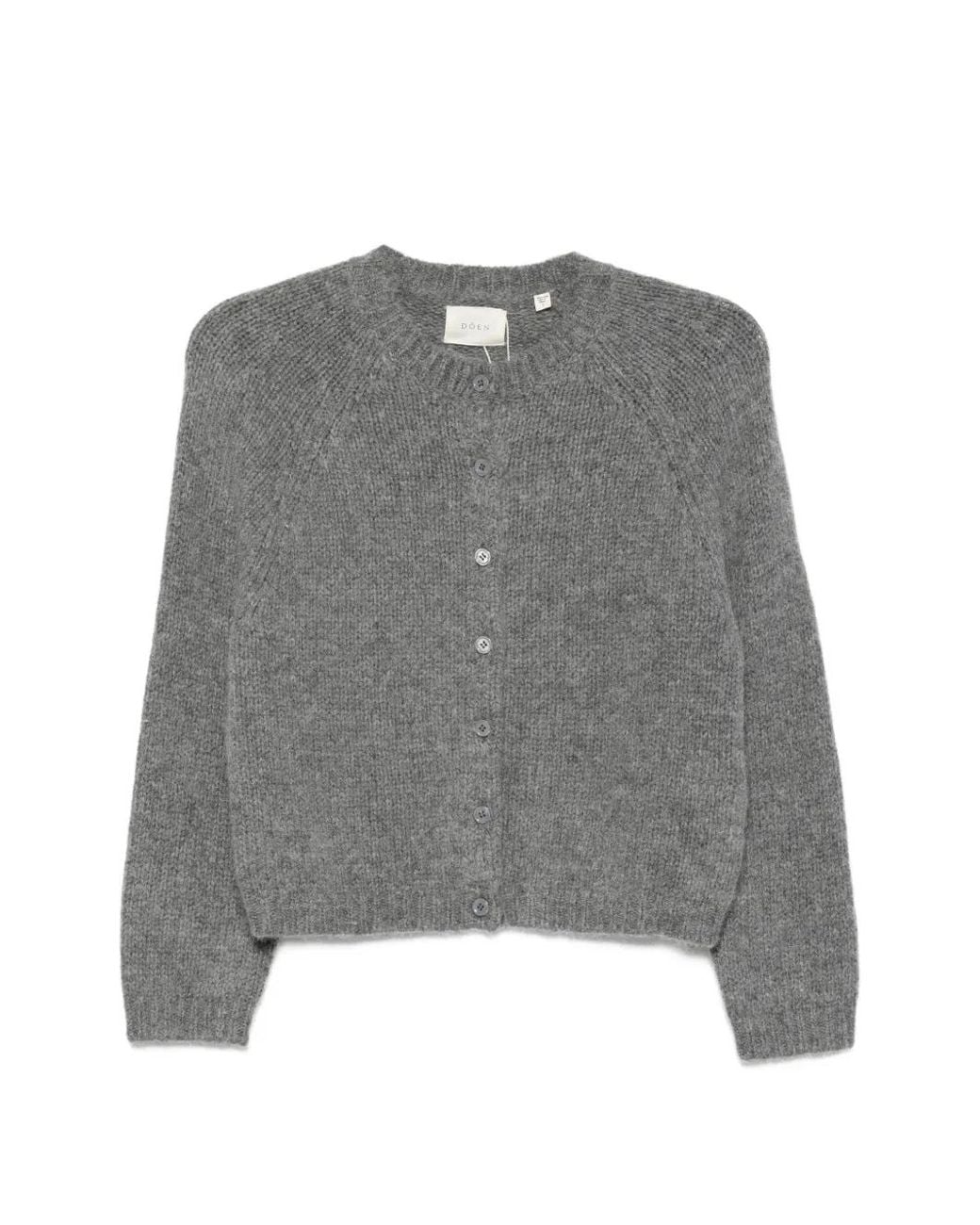 Doen Gray Danae Raglan-Sleeve Cardigan