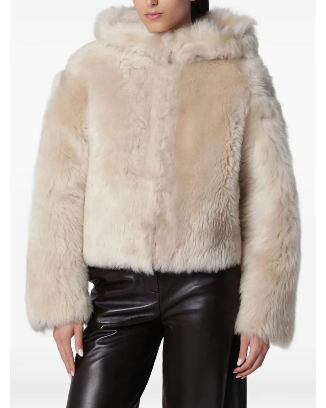 Arma Natural Bianca Shearling Jacket