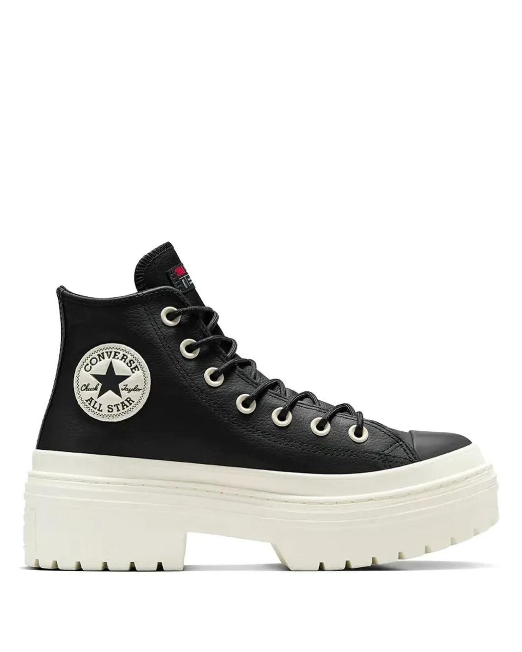 Converse Black Chuck Taylor All Star Lugged Heel Sneakers