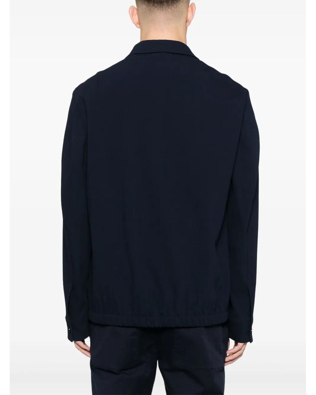 Chaqueta Zaleto Folco Barena de hombre de color Blue