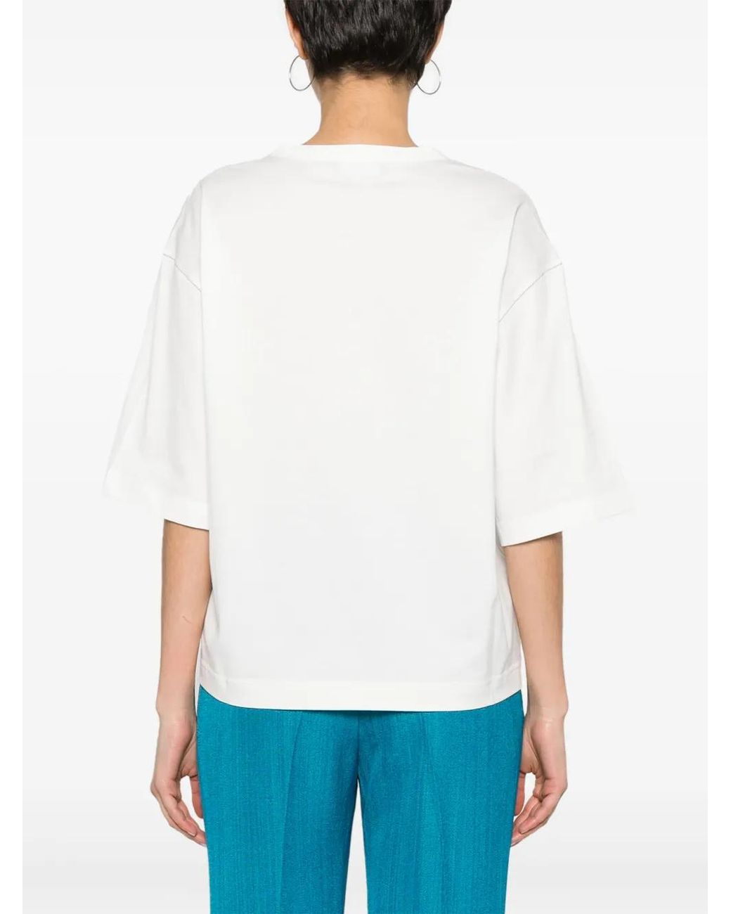 Fabiana Filippi White Crew-neck T-shirt