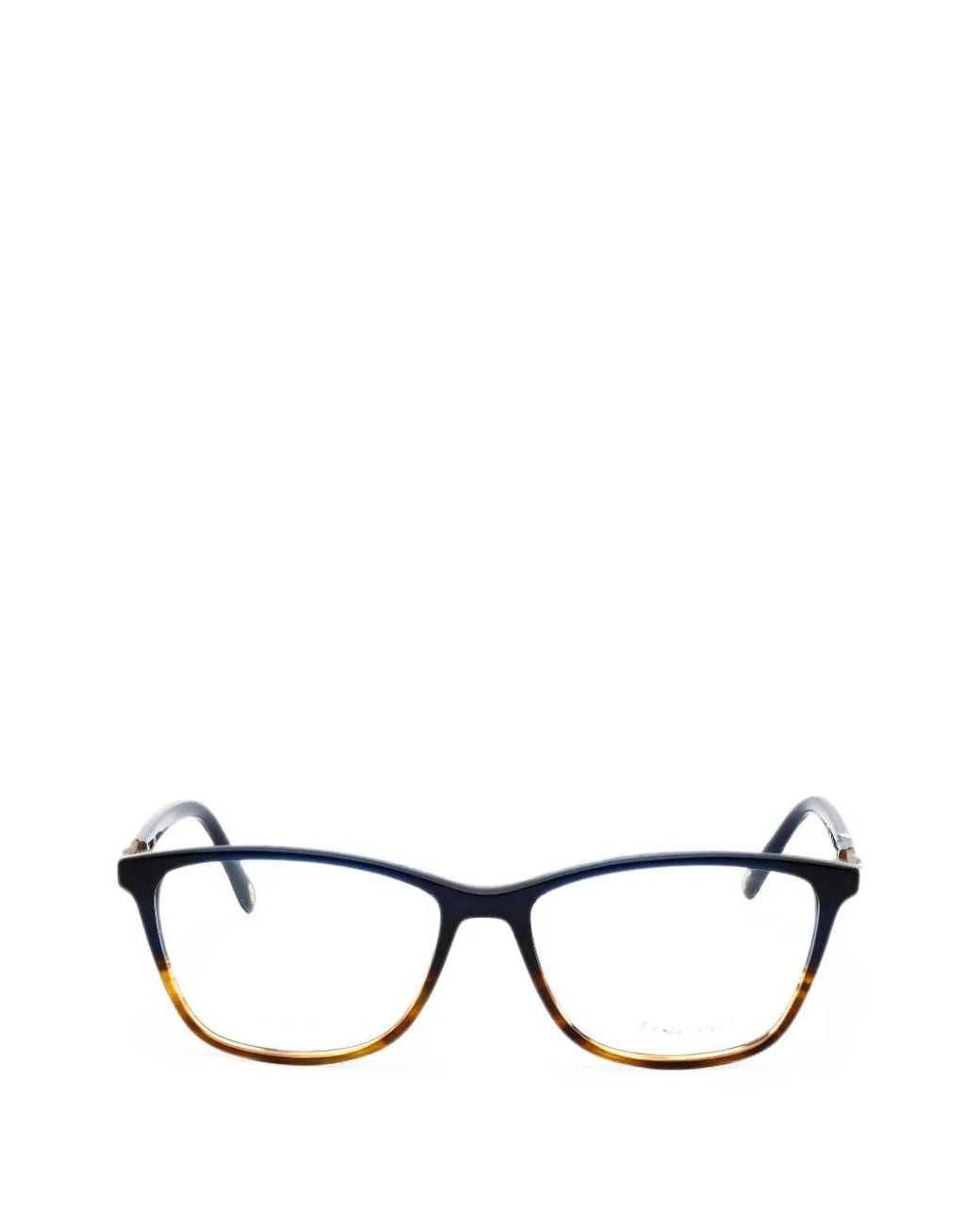 Emozioni Black Rectangle-Frame Glasses