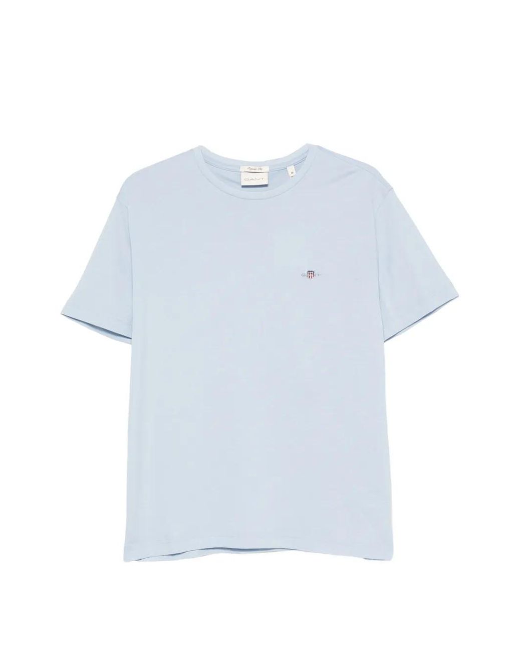Gant Blue Logo-Embroidered T-Shirt for men
