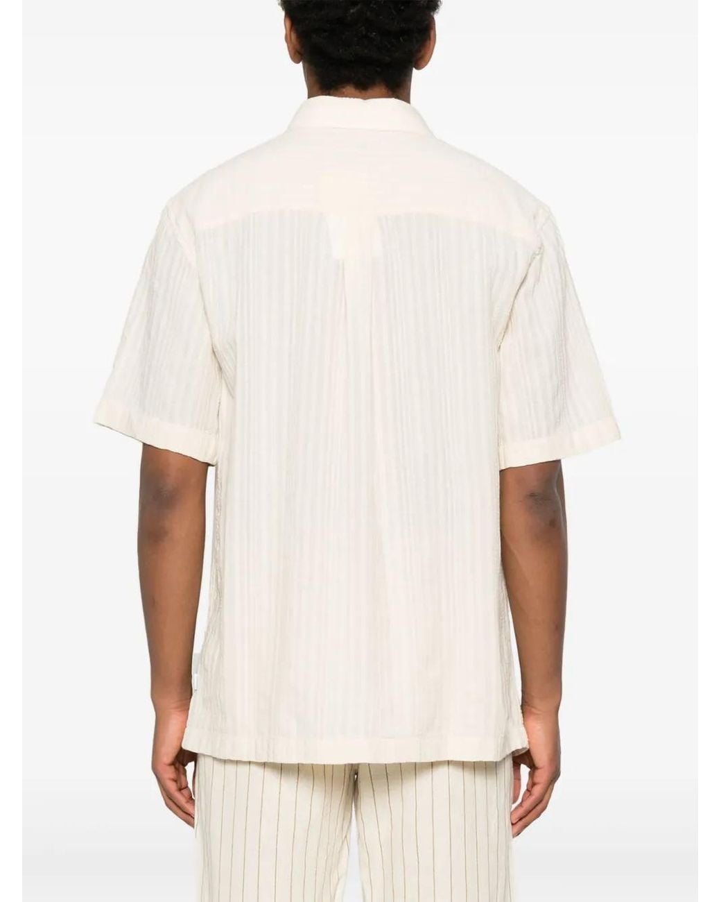 Les Deux White Button-Down Shirt for men