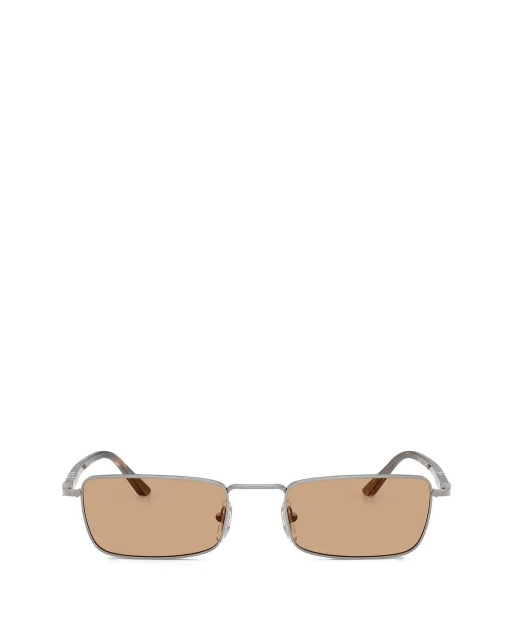 Persol Natural Rectangle Frame Sunglasses