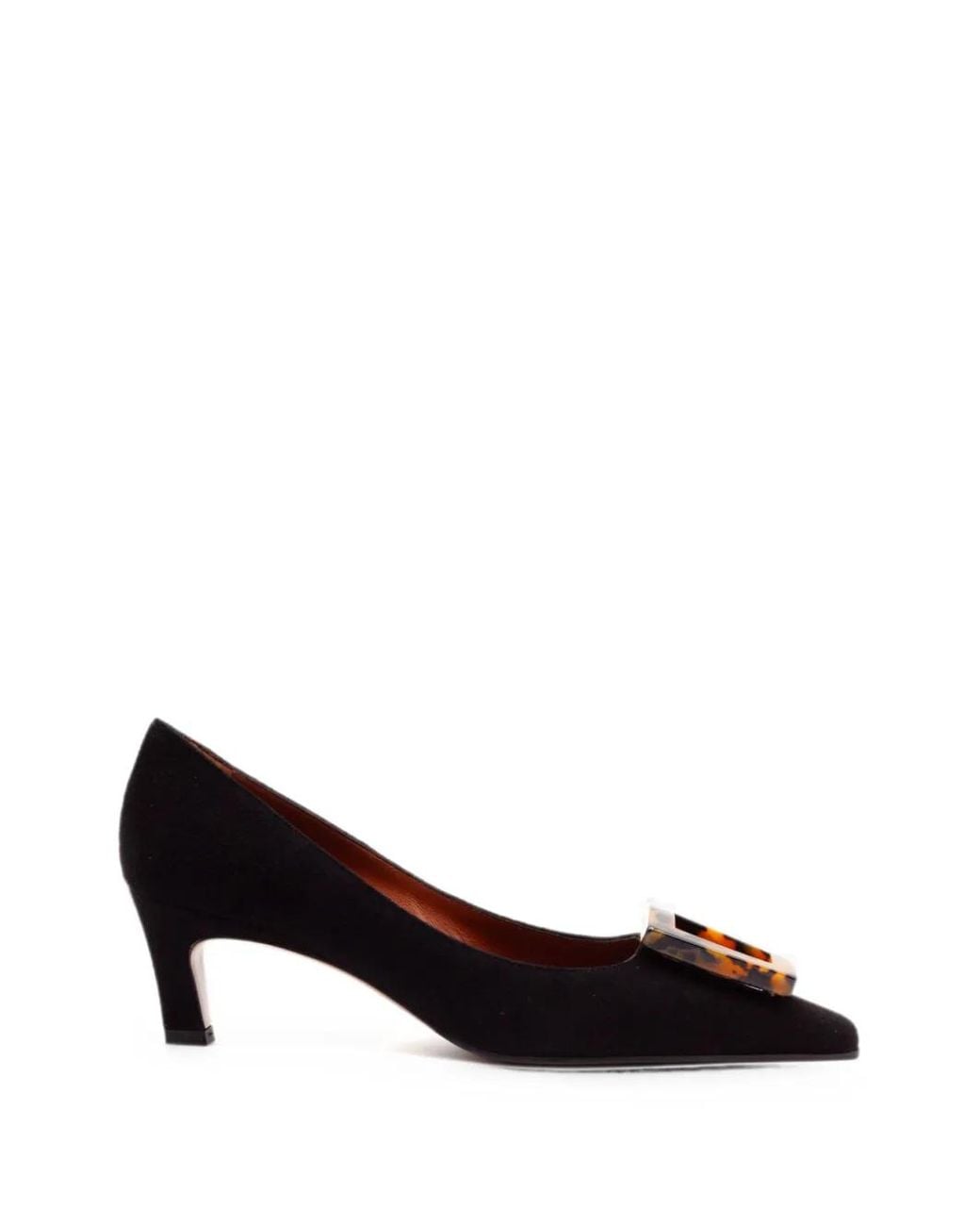 Festamilano Black Escarpins Paola En Daim