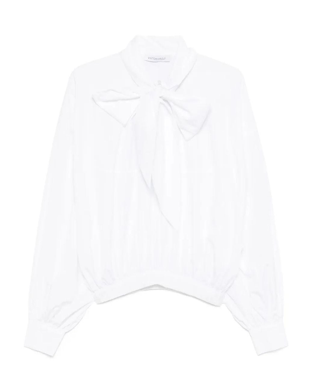 Viktor & Rolf White Bow-Detailed Blouse