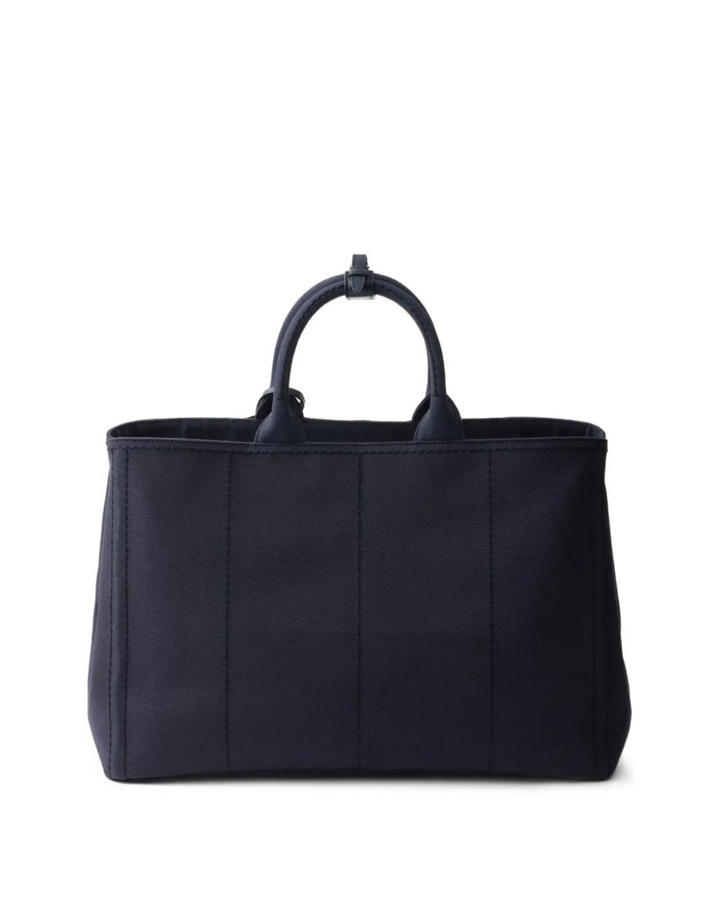 Prada Blue Jardinière Extra-Large Cotton Canvas Tote Bag for men