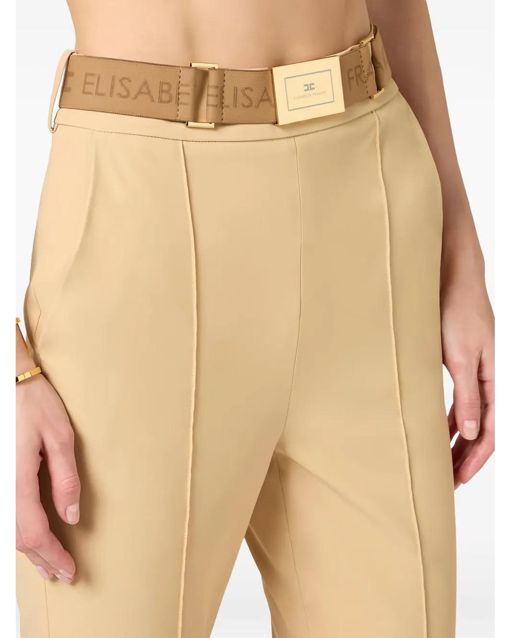 Elisabetta Franchi Natural Pants