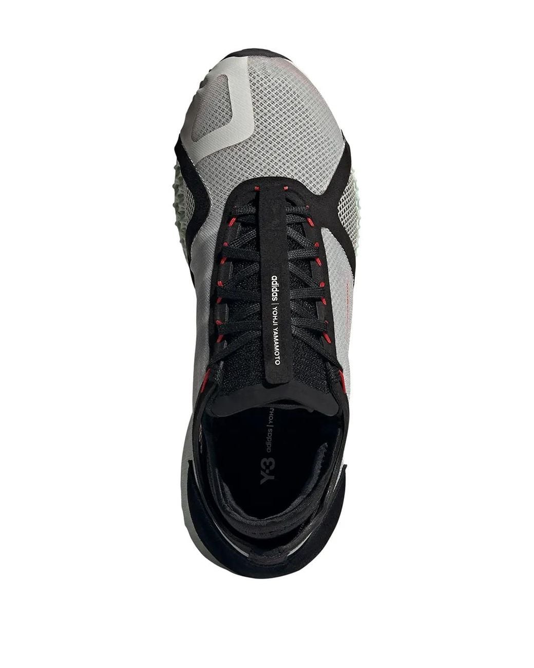 Y-3 Black X Adidas Runner 4D Iow Sneakers for men