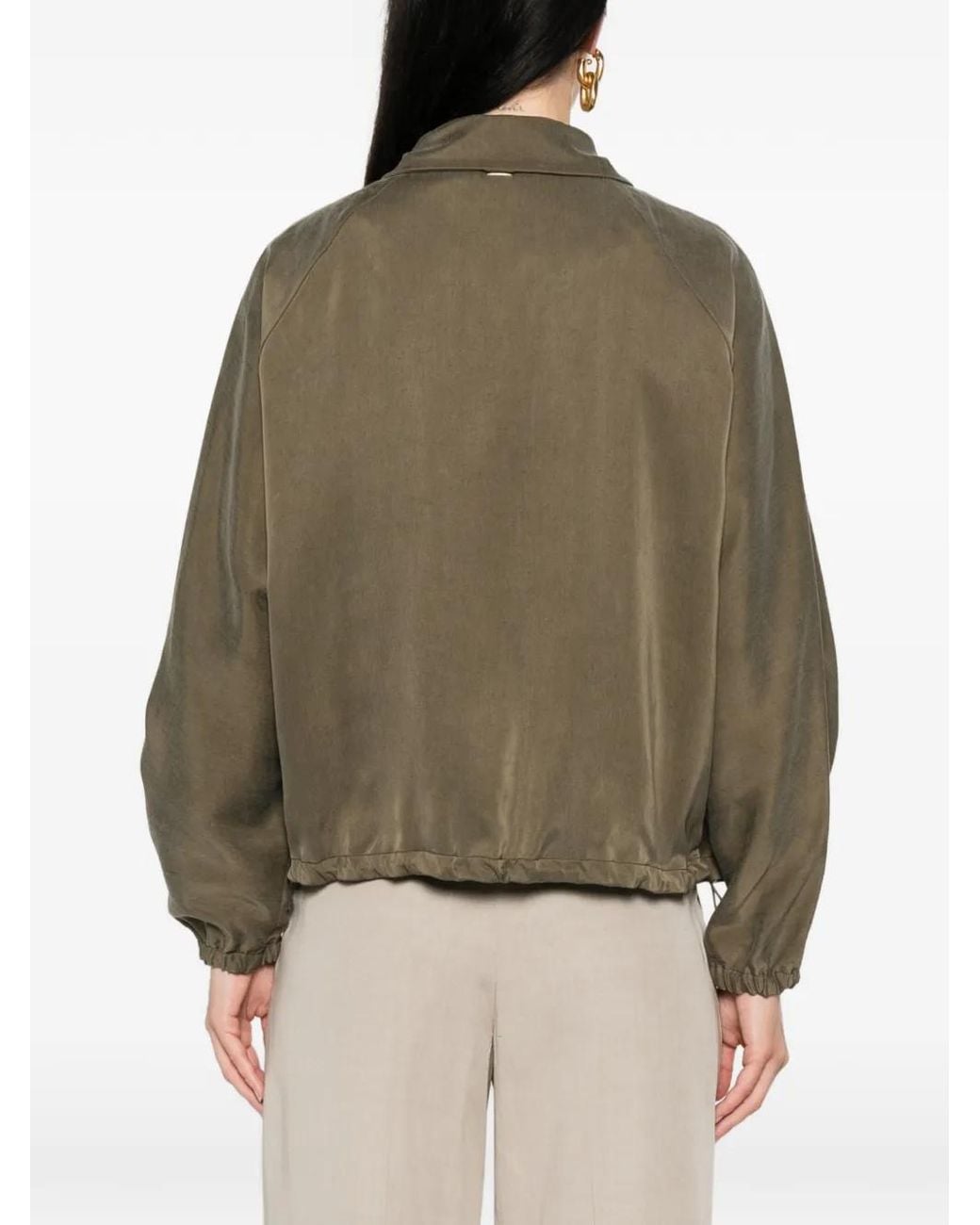 Herno Green Lyocell Jacket
