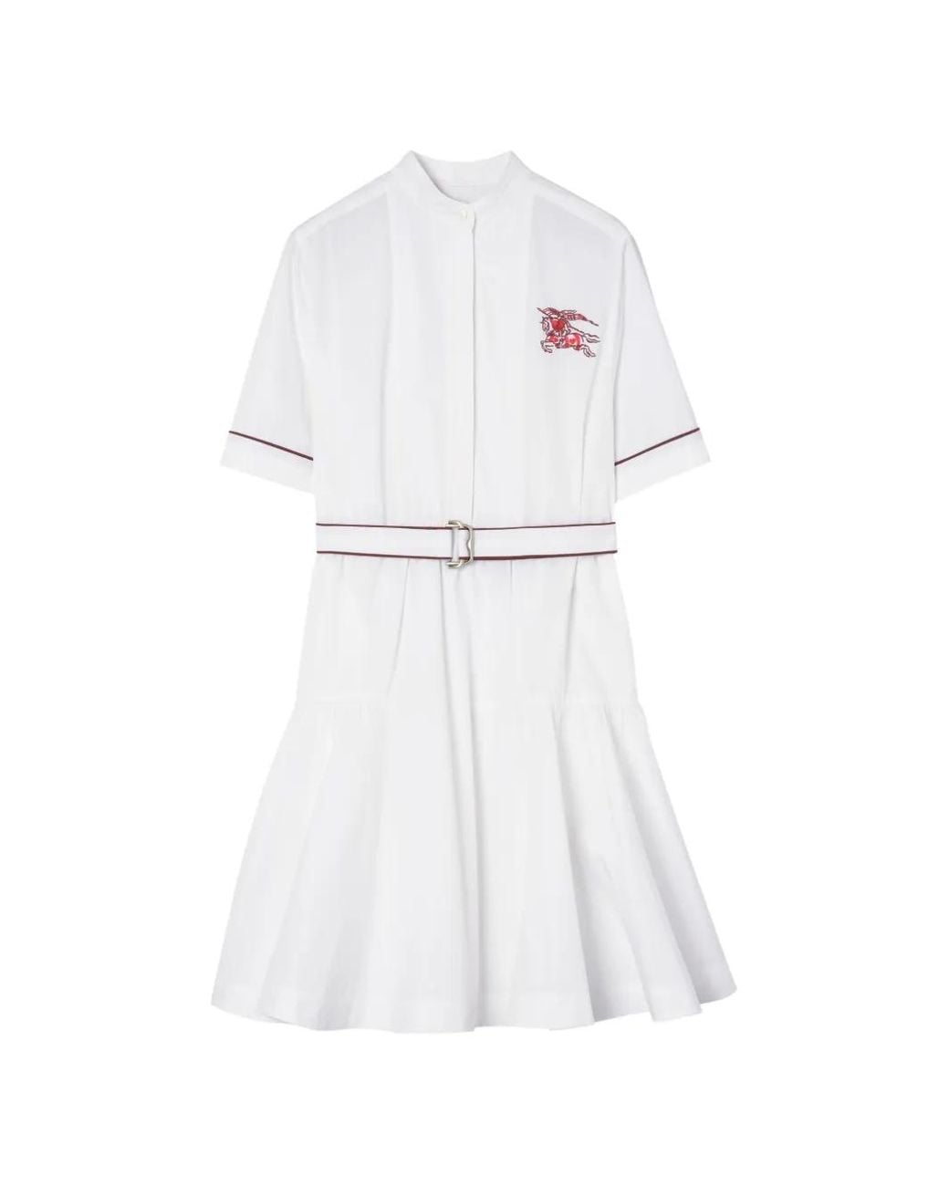 Burberry White Heart Knight Cotton Dress