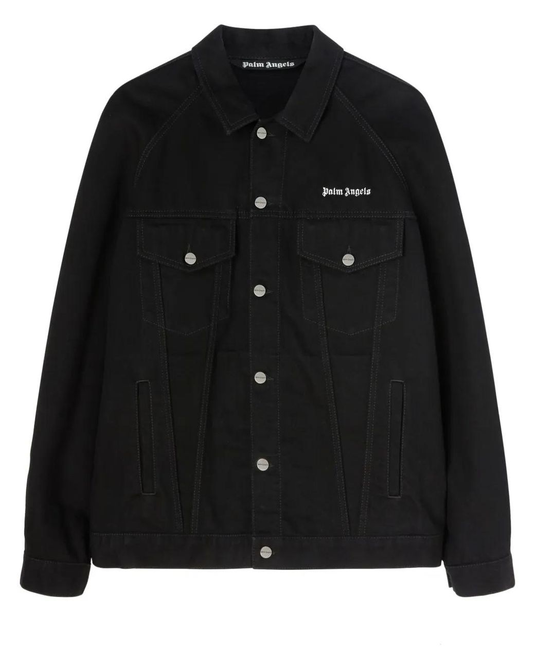 Palm Angels Black Jackets for men