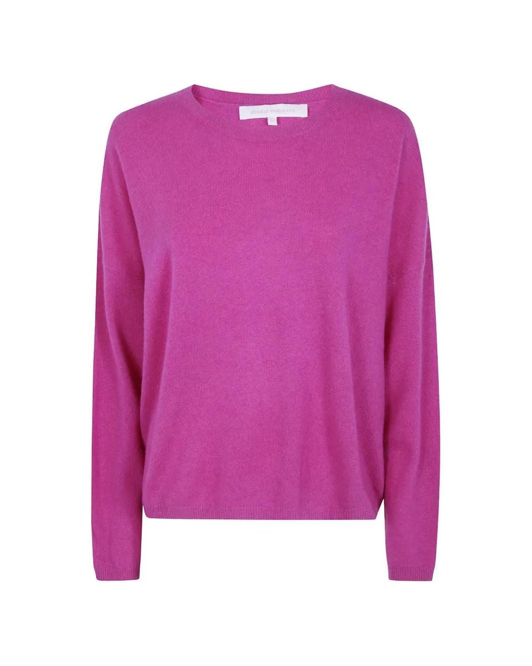 ABSOLUT CASHMERE Pink Fine-Knit Cashmere Sweater