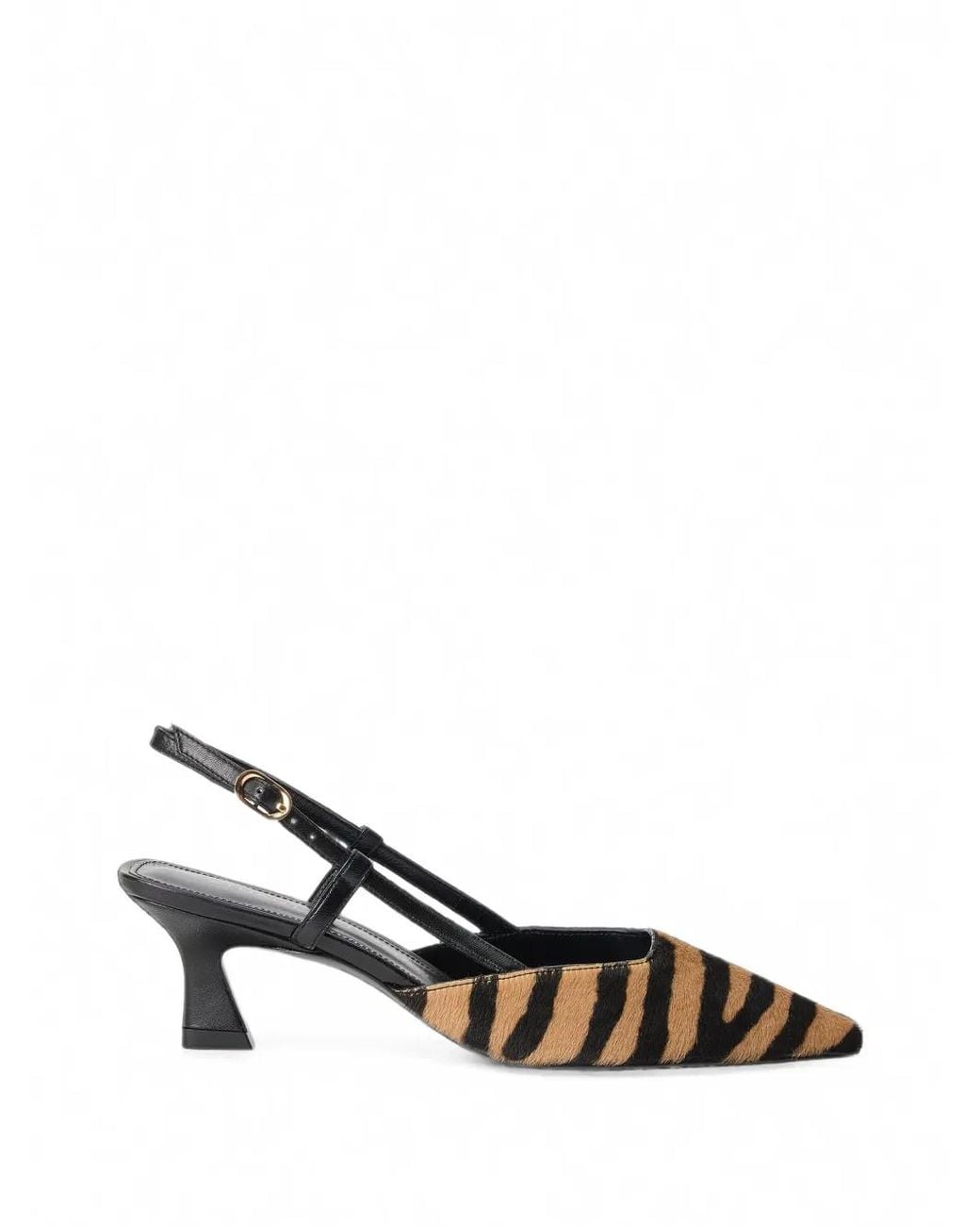 Stuart Weitzman White Vinnie Slingback-Pumps