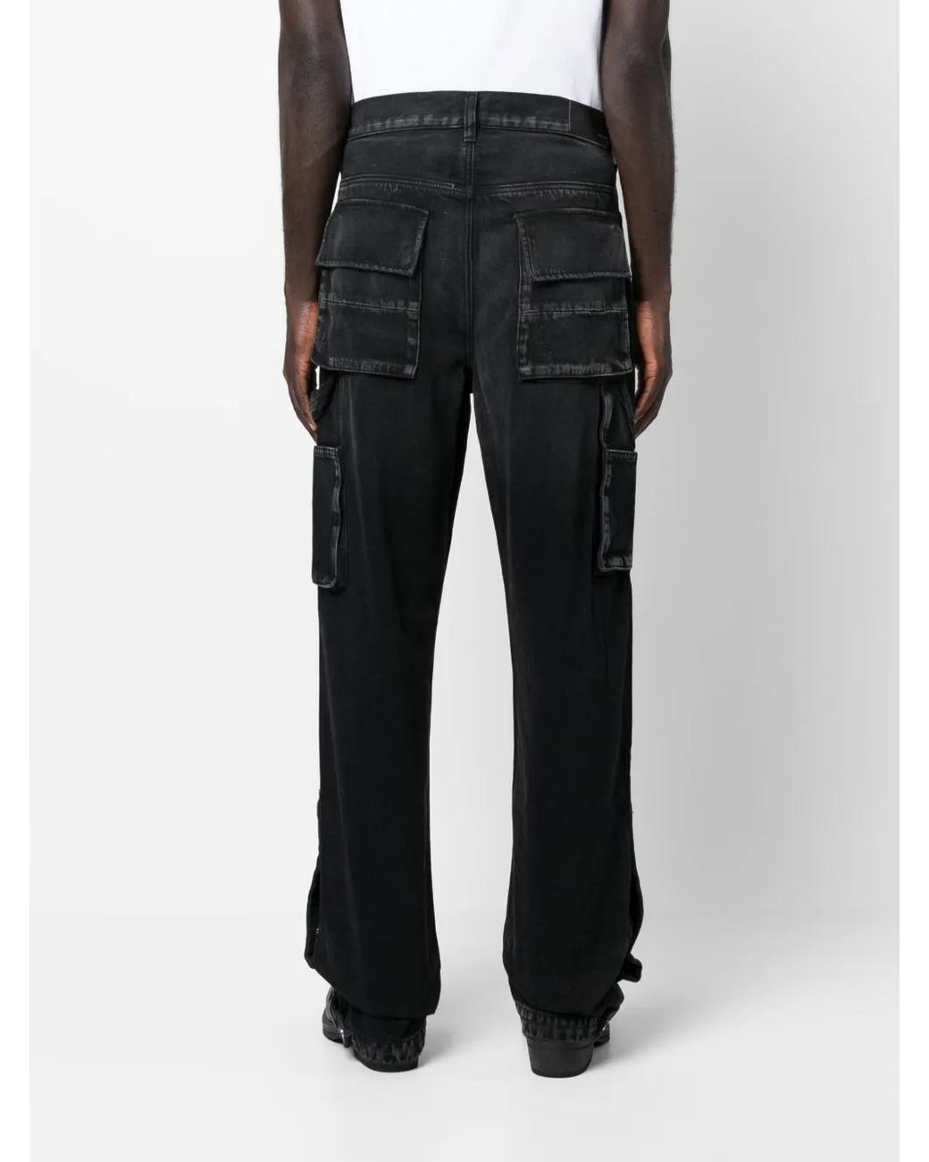 Vaqueros Rectos Con Bolsillos Tipo Cargo Amiri de hombre de color Blue