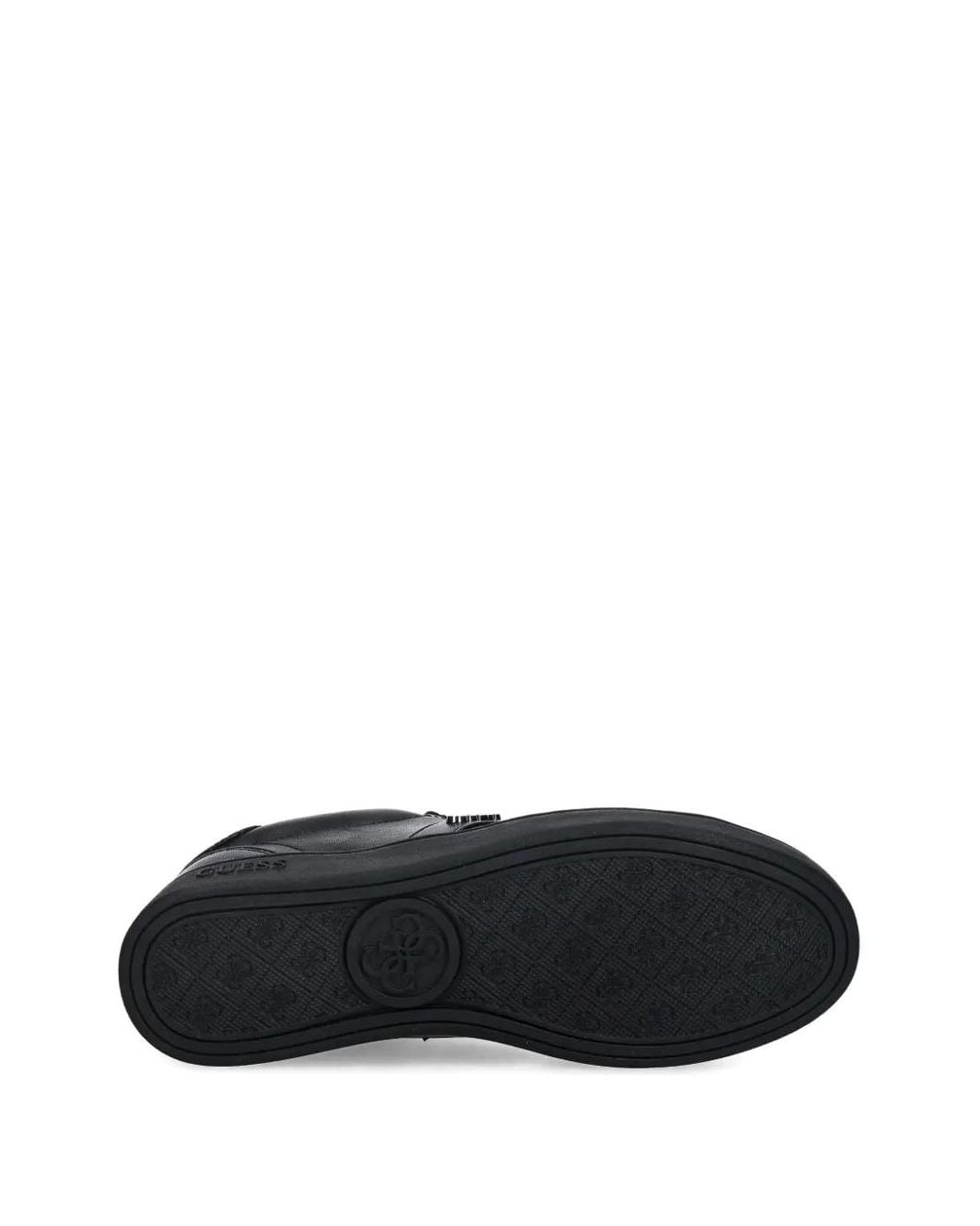Guess Black Britz Embossed Sneakers