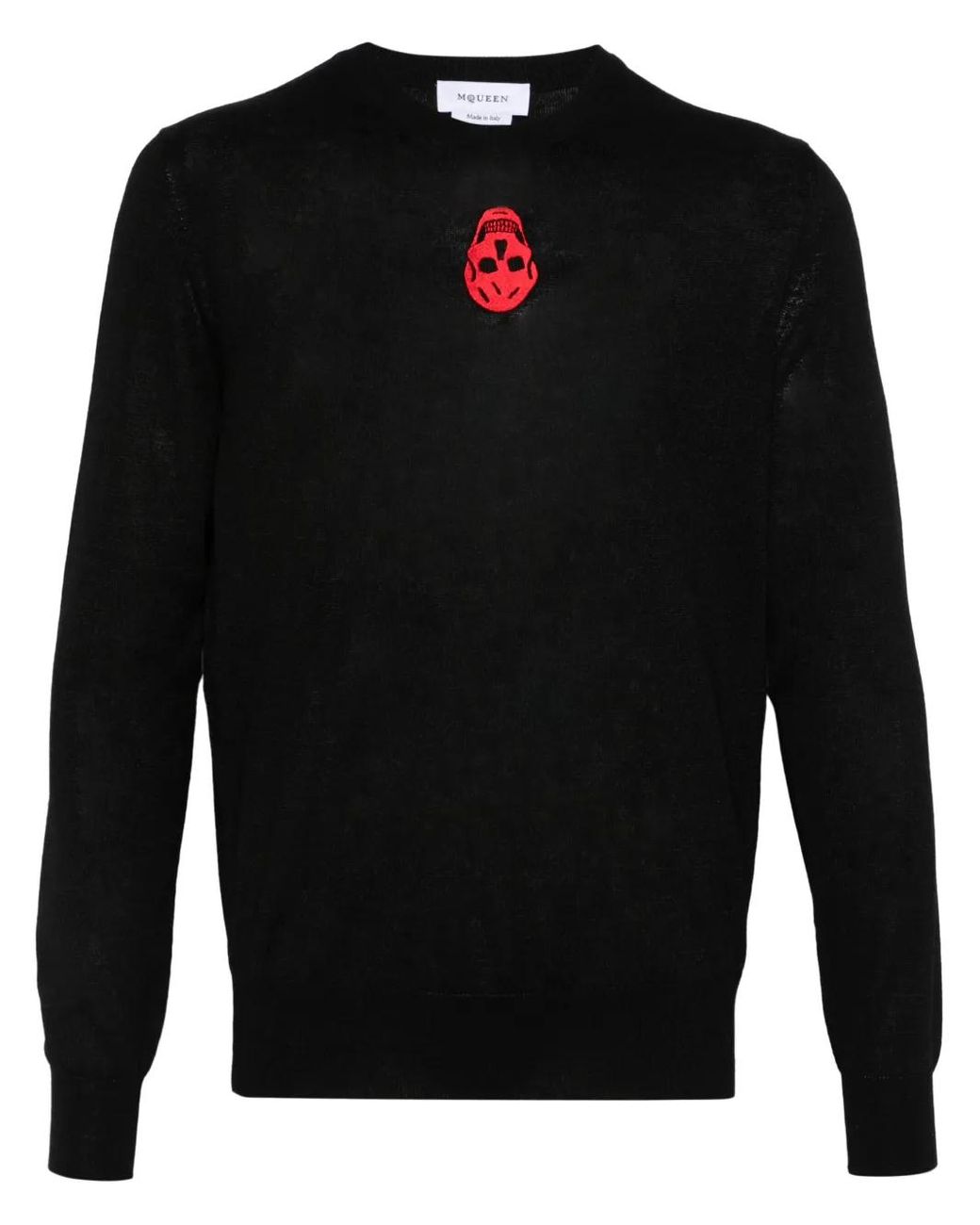 McQueen Black Sweaters for men