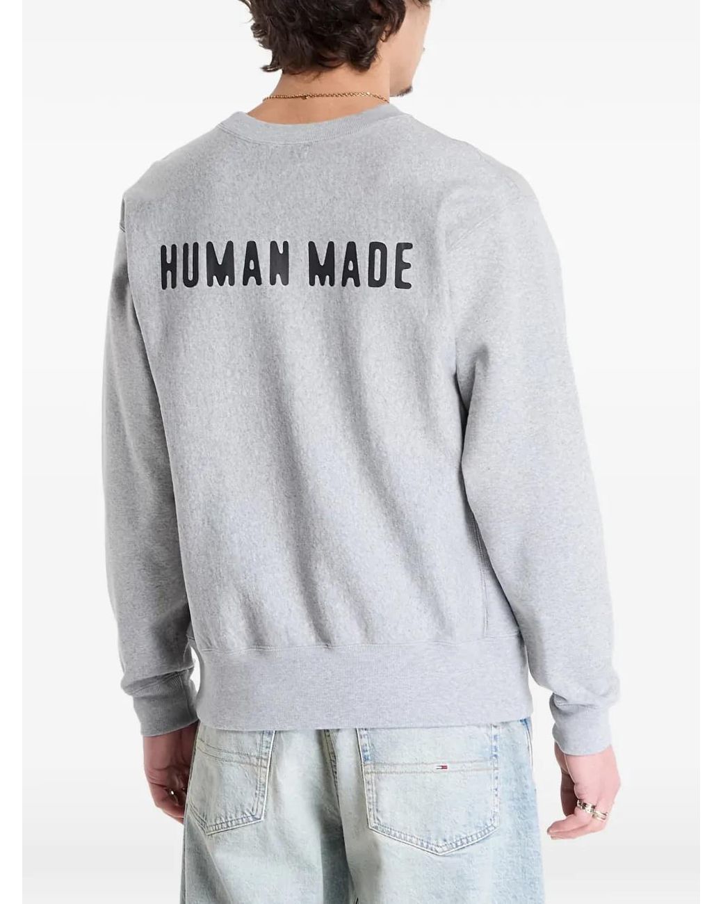 Pull À Patch Logo Human Made en coloris Gray