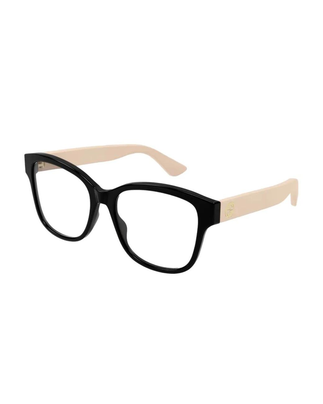 Gucci Brown Butterfly-Frame Glasses