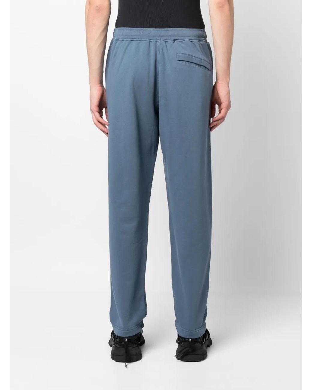 Stone Island Blue Straight-Leg Track Pants for men