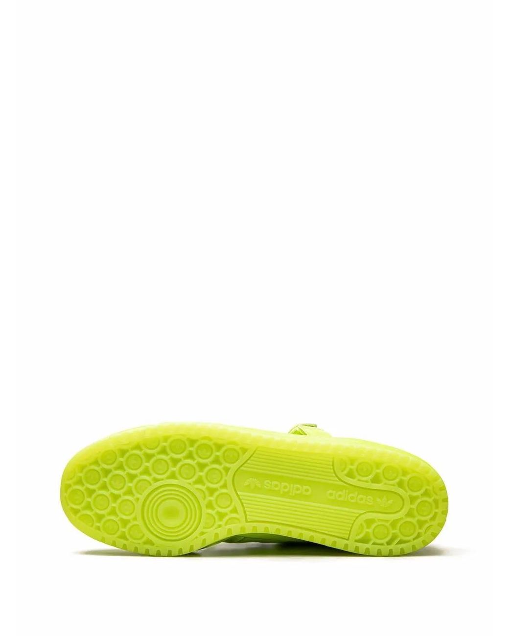 Adidas Yellow X Jeremy Scott Forum Low "Dipped" Sneakers