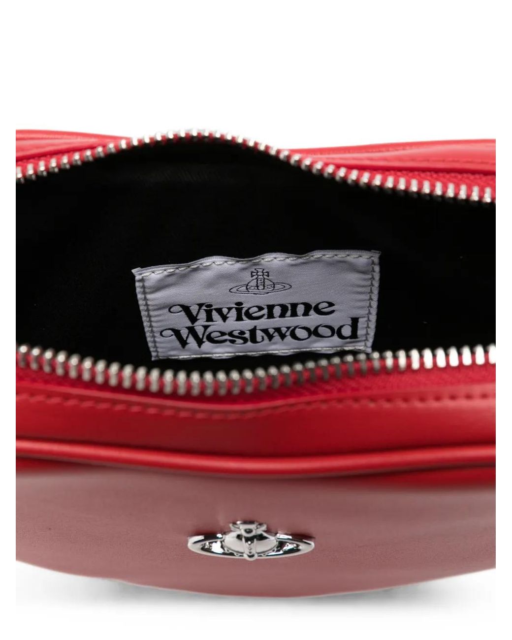 Vivienne Westwood Red Alexa Heart-Shaped Crossbody Bag