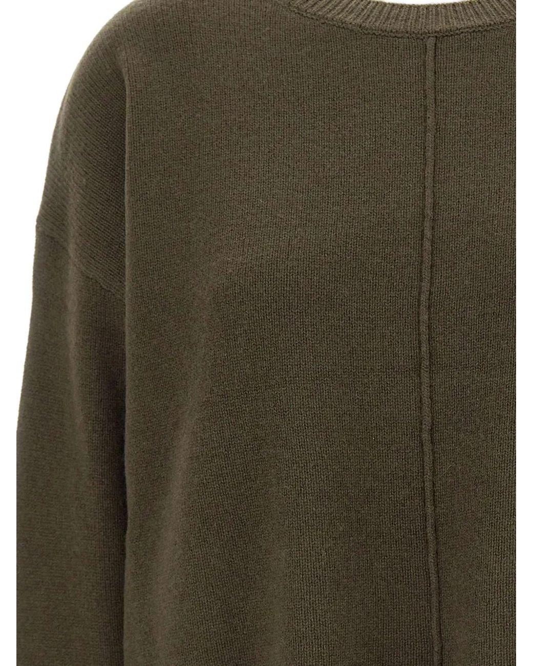 Kaos Green Dropped-Shoulder Wool Sweater
