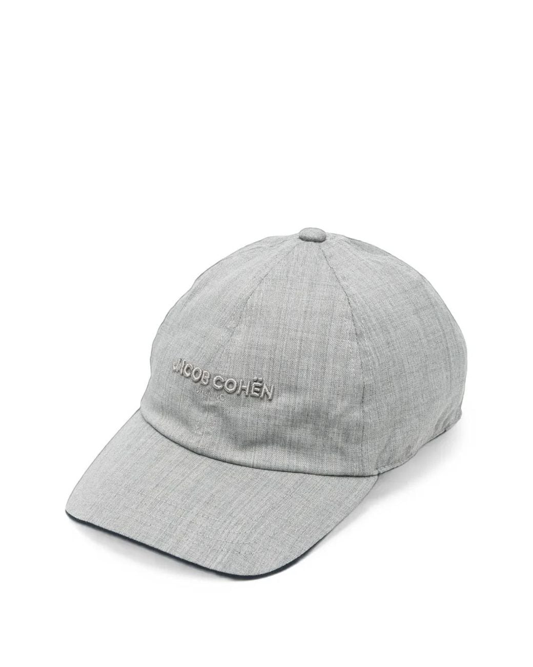 Jacob Cohen Gray Logo-Embroidered Baseball Cap for men
