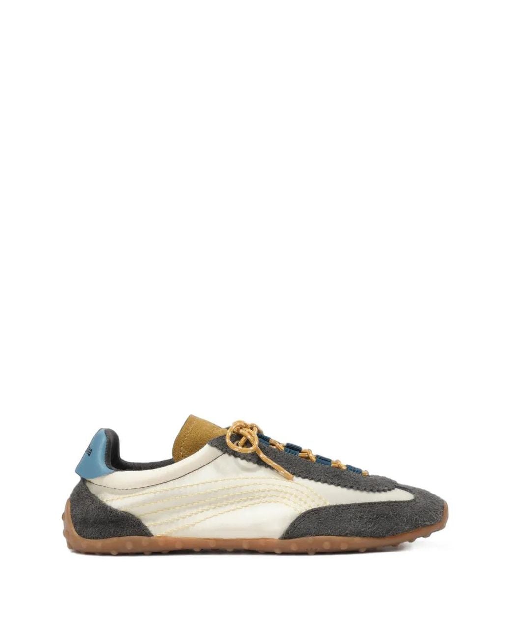 Bimba Y Lola Natural Cream Suede And Fabric 13 22 Sneakers