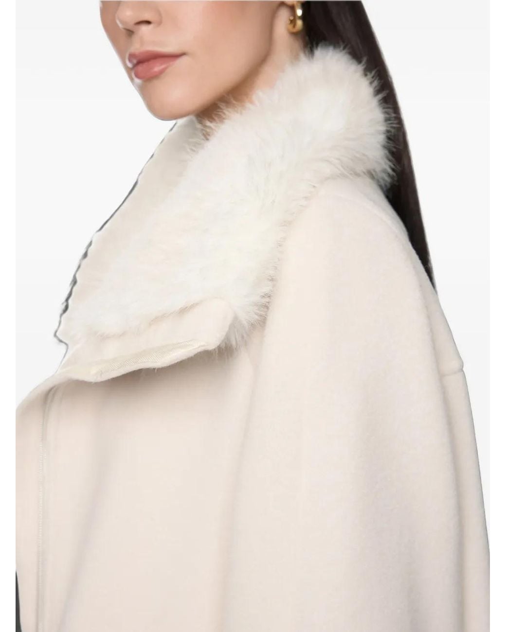 Marc Cain White Trim Coat