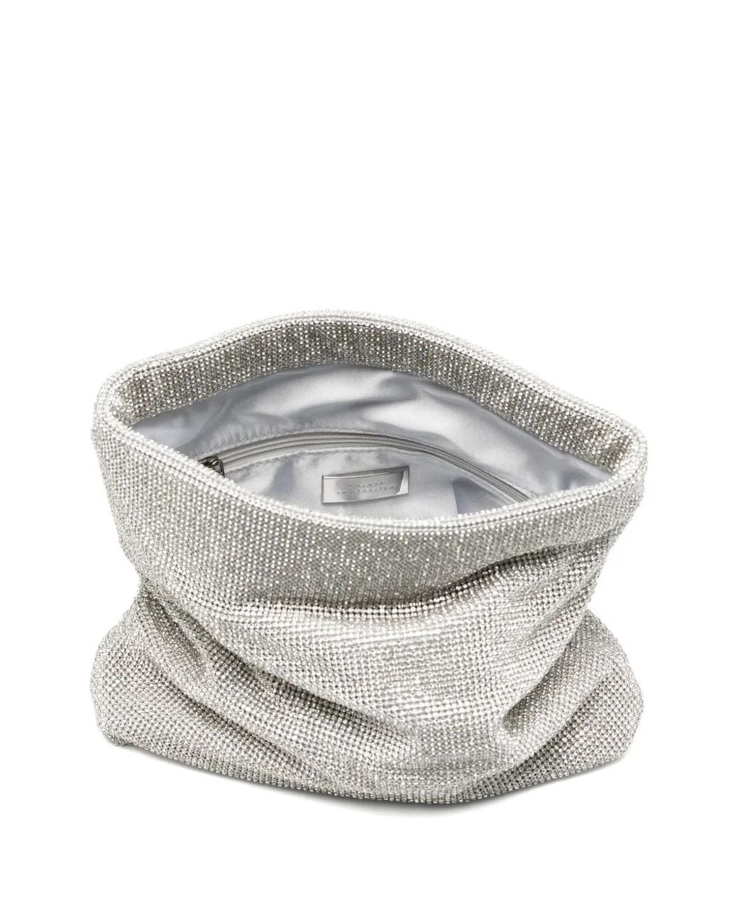 Twentyfourhaitch Gray Varadero Embellished Clutch Bag