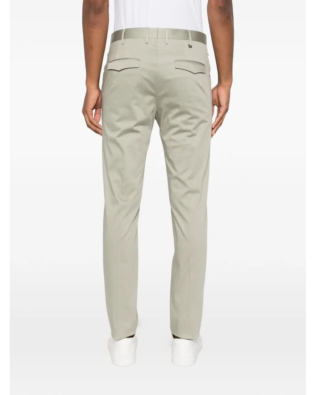 PT Torino Natural Cuffed Trousers for men