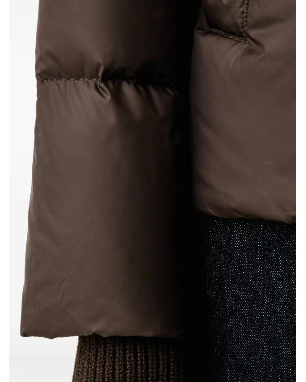 Marc O' Polo Black Quilted Hooded Jacket