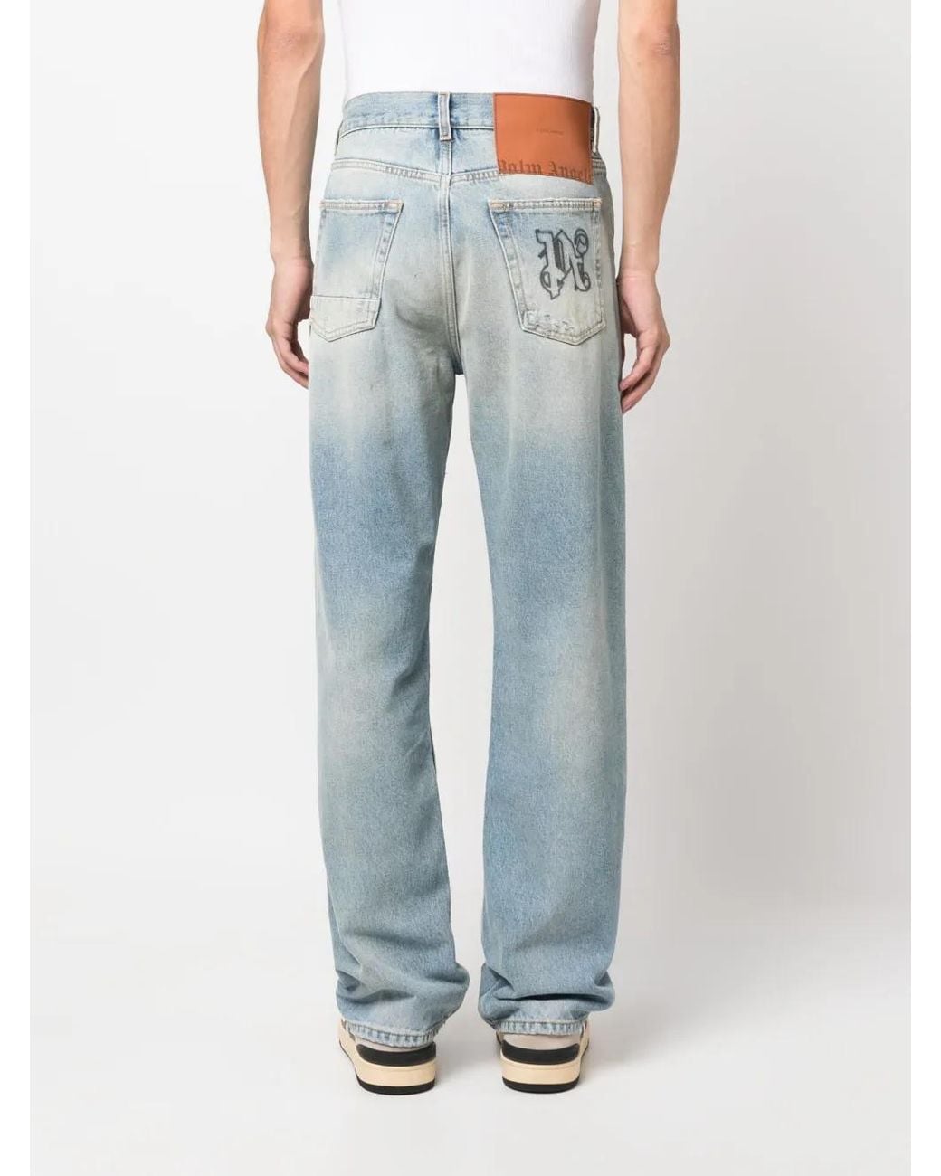 Palm Angels Jeans in het Blue voor heren